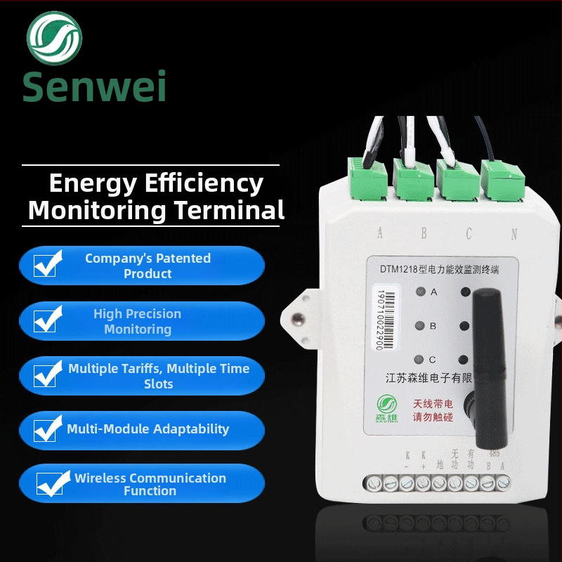 Továrenský terminál monitorovania energetickej účinnosti a inteligentný systém monitorovania spotreby energie, 220/380V, 50Hz, Senwei Electronics