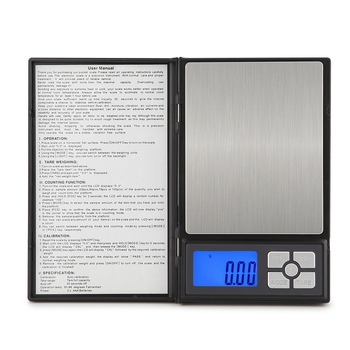 Преносима електронна везна за бижута, модел DH-BOK, диапазон на измерване 500–3000 g, електронен прецизионен баланс за бижута, произход Гуандун.