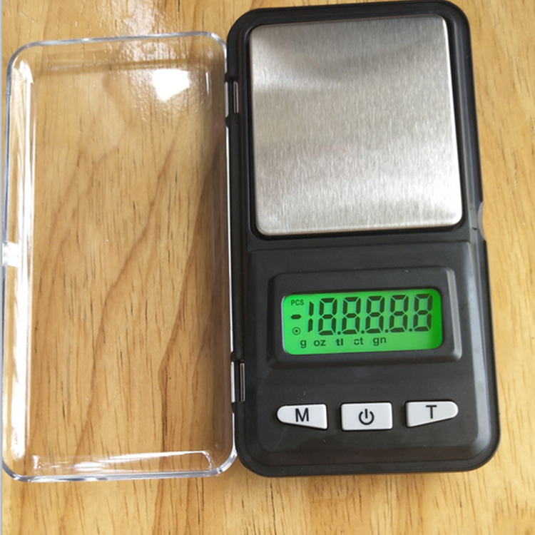 Precizna digitalna vaga 0,01 g za nakit i male predmete, prijenosna elektronička vaga (500 g/0,1 g, 200 g/0,01 g, 100 g/0,01 g)