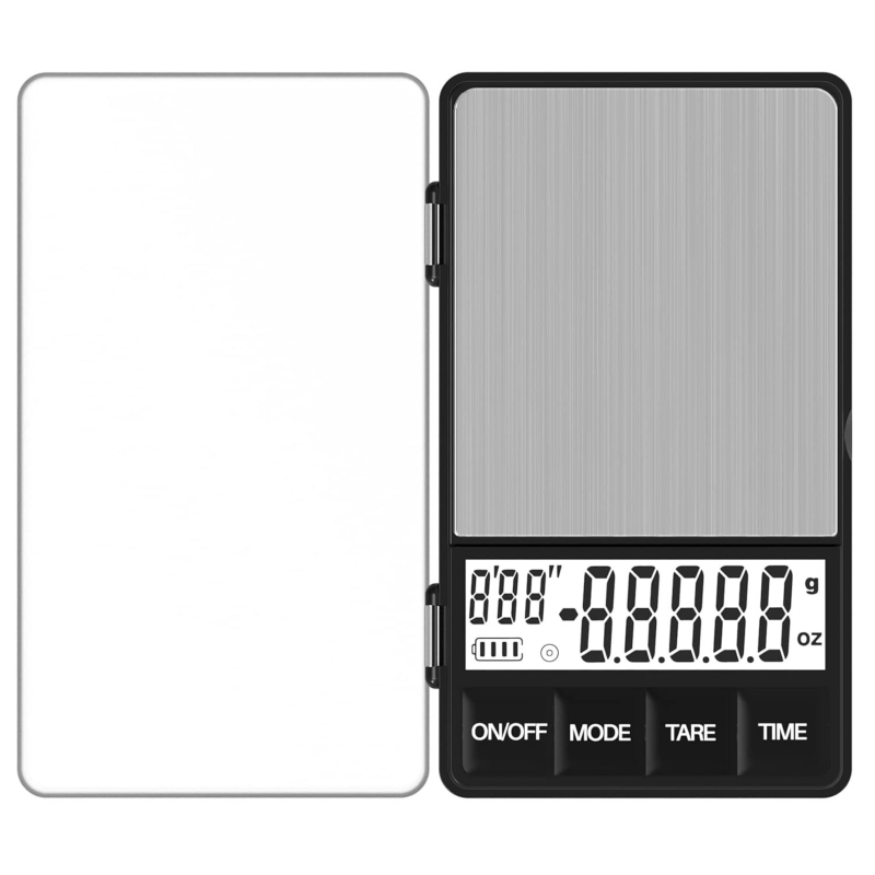 1 kg mini precizna džepna vaga za kuhinju, preciznost do 0,1 karata za nakit, dimenzije 122×69×20 mm