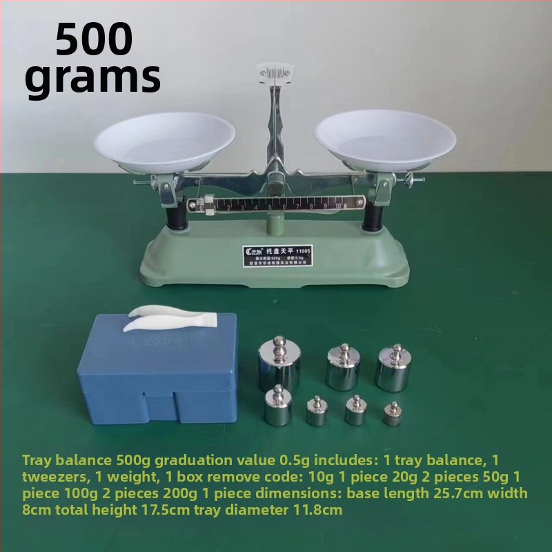 Sada závaží do podnosovej váhy pre výučbu fyziky: 100 g, 200 g, 500 g, 1 000 g, 2 000 g, 5 000 g