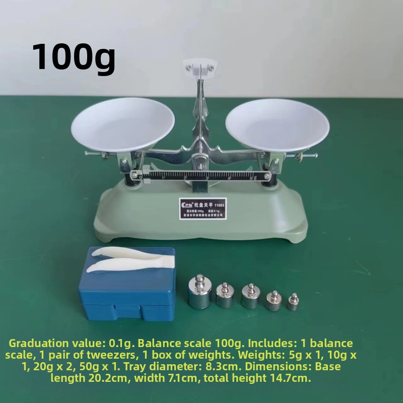 Sada závaží do podnosovej váhy pre výučbu fyziky: 100 g, 200 g, 500 g, 1 000 g, 2 000 g, 5 000 g