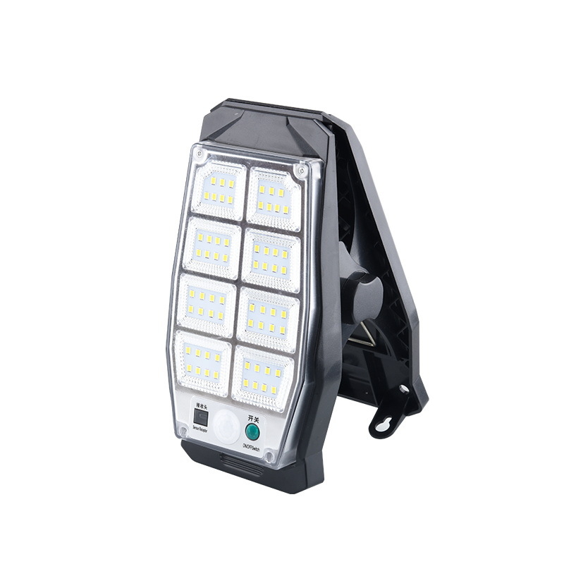 Solarna vanjska klips svjetiljka s induktivnim prekidačem, IP65, 24V, 3.7W, bijela svjetlost, lantern za balkon i dvorište