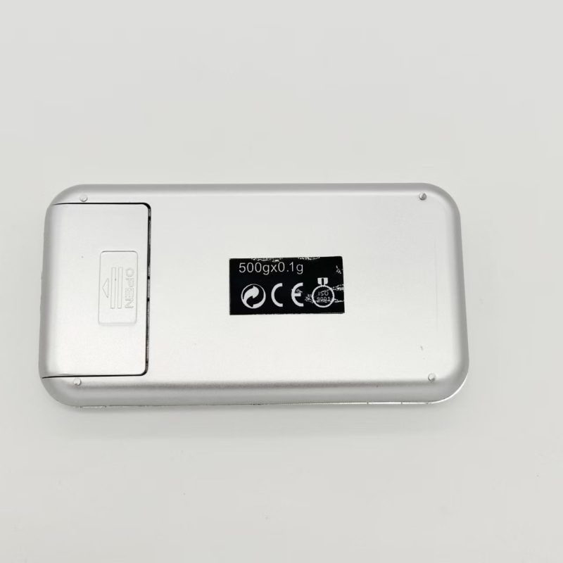 Precizna mini elektronička vaga 0.01 g, Model Zhh-J 500 g/0.1 g, Kapacitet 100–2000 g, Dimenzije 162×62×15 mm, Napajanje DC 3V
