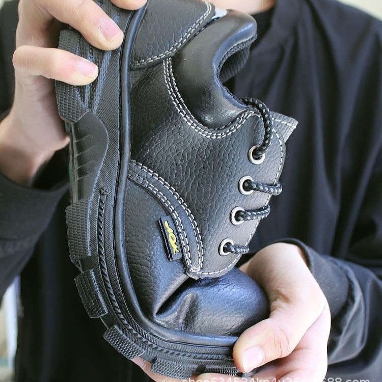 Pantofi de protecție pentru muncă cu vârf din oțel, design low-top, Microfiber Leather; Rezistenți la uzură, anti-perforație, anti-șoc, rezistenți la căldură, anti-derapare