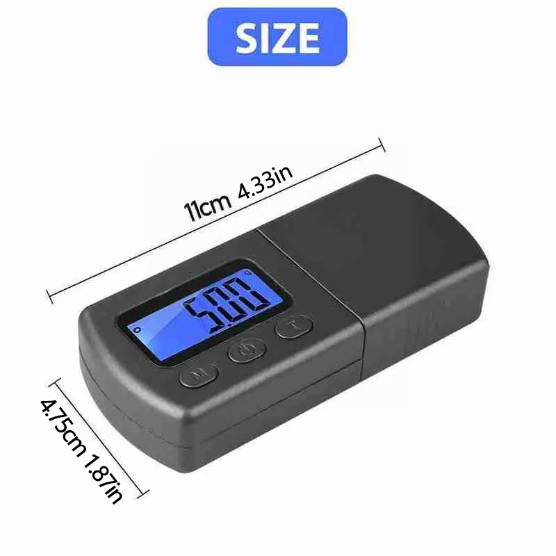 Elektronički mjerač tlaka igle gramofona, precizna nakit vaga 5 g / 0,01 g