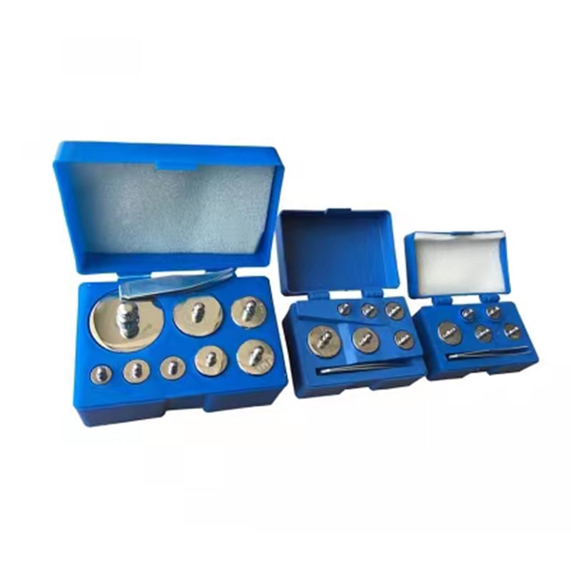 Mehanička vaga s pladnjem i težinama, nastavna oprema, 100/200/500/1000 g, metalna