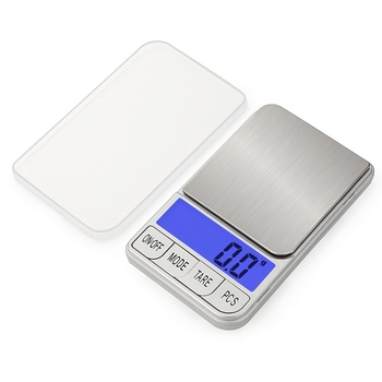 Baiheng BAH-K80 mini elektronička vaga za nakit, 2 kg/0,1 g, višefunkcionalna, napajanje AAA×2