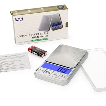 Baiheng BAH-K80 mini elektronička vaga za nakit, 2 kg/0,1 g, višefunkcionalna, napajanje AAA×2