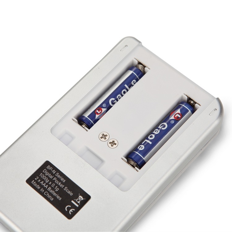 Baiheng BAH-K80 mini elektronička vaga za nakit, 2 kg/0,1 g, višefunkcionalna, napajanje AAA×2