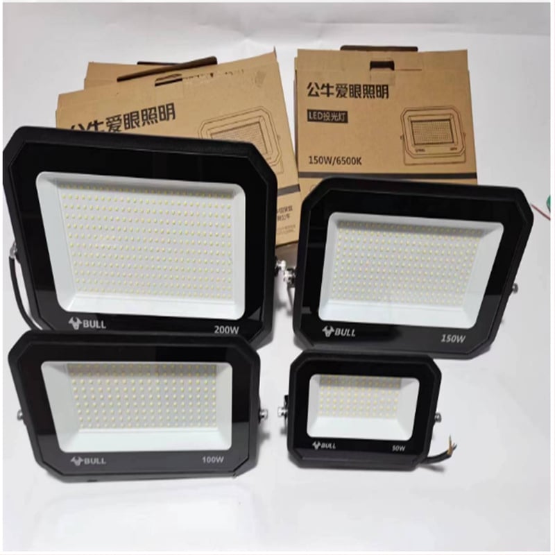 Bull LED прожектор, водоустойчив външен LED прожектор, 50-200W, 100° лъч, 220V, IP65, 4250-17000 lm