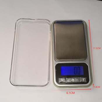 Elektronska džepna vaga, model Zhh-dtp 500g 0.01g, raspon mjerenja 50–2000 g, elektroničko mjerenje, napajanje baterijom, višenamjenska