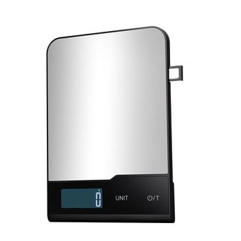 DH-8801 Digitalna kuhinjska vaga od nehrđajućeg čelika – 5 kg/1 g do 15 kg/1 g, višenamjenska za pečenje, bilje i čaj