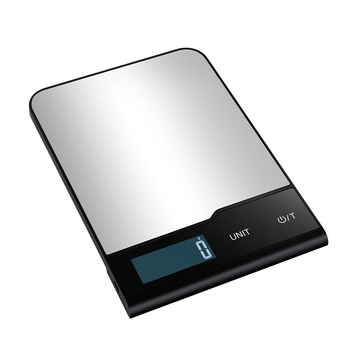 DH-8801 Digitalna kuhinjska vaga od nehrđajućeg čelika – 5 kg/1 g do 15 kg/1 g, višenamjenska za pečenje, bilje i čaj