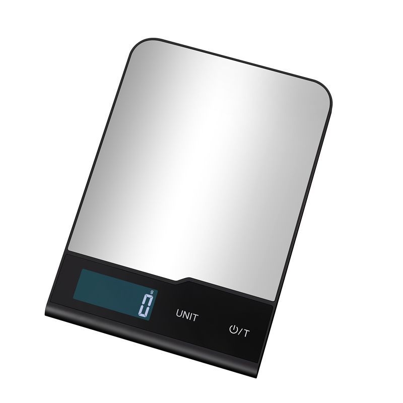 DH-8801 Digitalna kuhinjska vaga od nehrđajućeg čelika – 5 kg/1 g do 15 kg/1 g, višenamjenska za pečenje, bilje i čaj