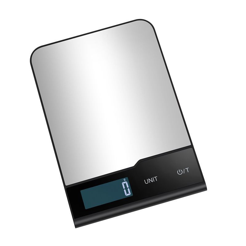 DH-8801 Digitalna kuhinjska vaga od nehrđajućeg čelika – 5 kg/1 g do 15 kg/1 g, višenamjenska za pečenje, bilje i čaj