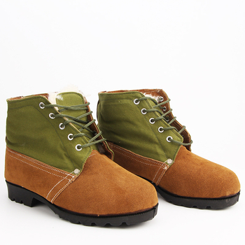 Zimné topánky z kože s kožušinou, vysoký vrch, izolované, ne-kovová špička, ochrana proti stlačeniu a prepichnutiu