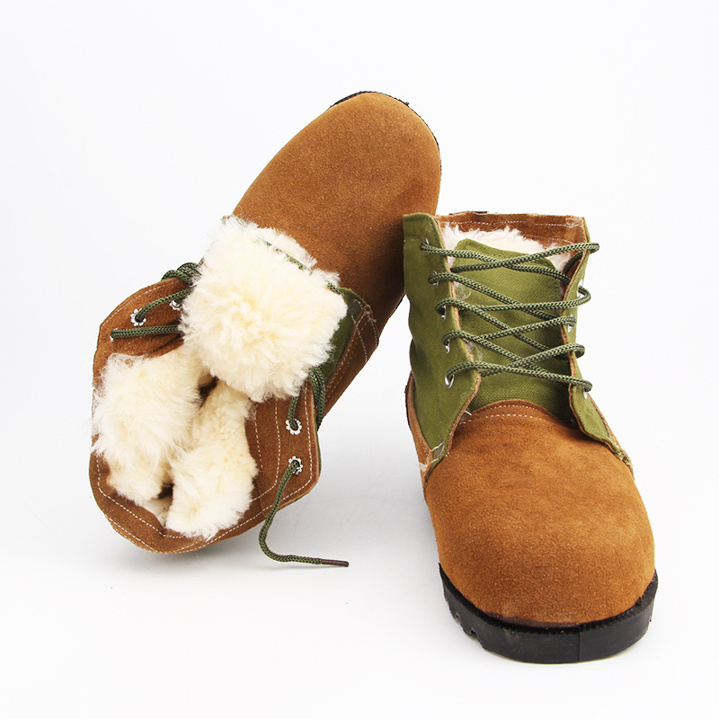 Zimné topánky z kože s kožušinou, vysoký vrch, izolované, ne-kovová špička, ochrana proti stlačeniu a prepichnutiu