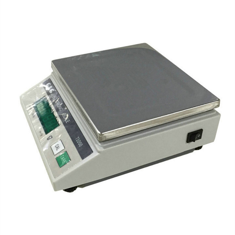 Elektronikus mérleg, T sorozat, AC/DC kettős használatú, automatikus kalibrálás, mérőplatform