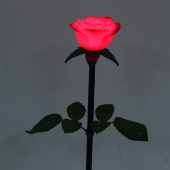 LED PVC ruža podna svjetiljka – Vanjska vodootporna (Model YGS-CD012; Materijal PE; IP65; Snaga 0,3W/1W; Serija: PVC rose ground lamp)