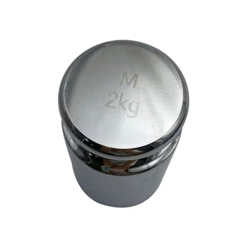 Krómozott acélból készült pontossági kalibráló tömeg elektronikus mérlegekhez, modell GH797, mérési tartomány 10g-2000g, Brilliant