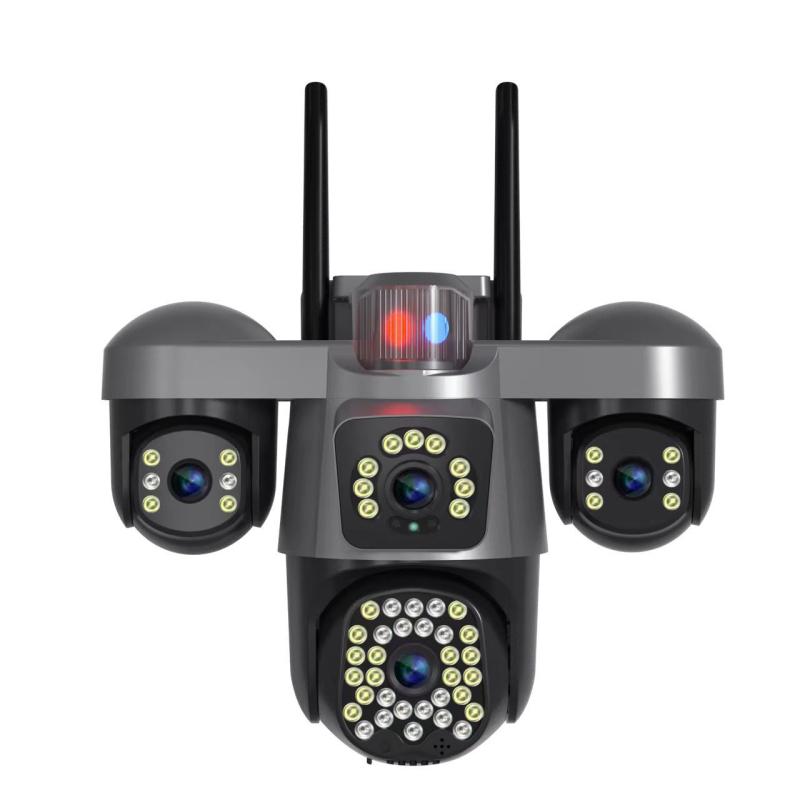 WiFi/4G vanjska dome kamera s noćnim vidom 0.00001 lx, SNR > 44 dB, -20 do 55 °C, 12V DC