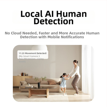 Έξυπνη κάμερα Xiaomi Mijia, 4 mm εστιακή απόσταση, έλεγχος μέσω εφαρμογής κινητής, συμβατό με Android, εσωτερική χρήση