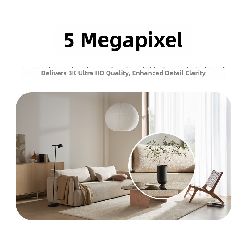 Έξυπνη κάμερα Xiaomi Mijia, 4 mm εστιακή απόσταση, έλεγχος μέσω εφαρμογής κινητής, συμβατό με Android, εσωτερική χρήση