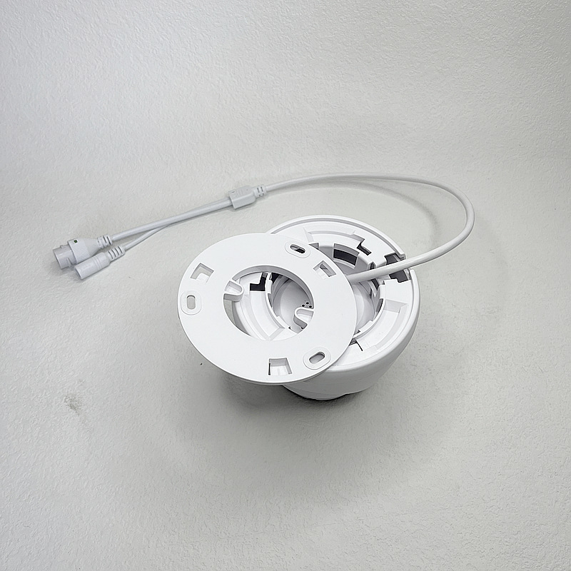 Cameră IP tip dom interior, Dual-Light, 4MP/5MP/4K, 0.001 lux, protocol Hikvision, 12V