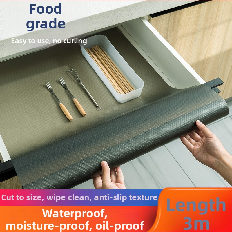 Plastová proti vlhkosti podložka do zásuviek a skriniek, nordického štýlu; odolná voči olejom a vode, proti plesniam