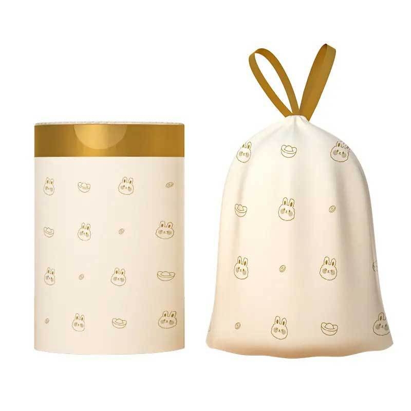 Σακούλες απορριμμάτων με κορδόνι από PE, παχύτερες, επαναχρησιμοποιούμενες, μη βιοδιασπώμενες, γενικού σκοπού