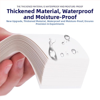 Robende Laboratórny vážiaci papier – zhrubnutý, sírová kyselina odolný papier, lesklý povrch, Premium, Výrobca: Nantong Weining Experimental Equipment Co., Ltd