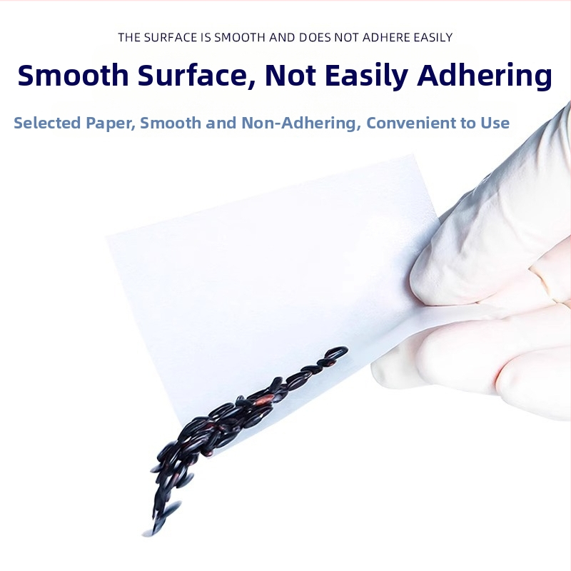 Robende Laboratórny vážiaci papier – zhrubnutý, sírová kyselina odolný papier, lesklý povrch, Premium, Výrobca: Nantong Weining Experimental Equipment Co., Ltd