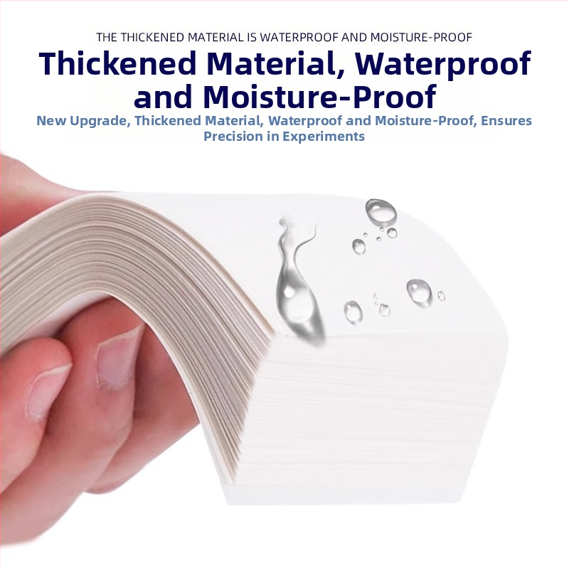 Robende Laboratórny vážiaci papier – zhrubnutý, sírová kyselina odolný papier, lesklý povrch, Premium, Výrobca: Nantong Weining Experimental Equipment Co., Ltd