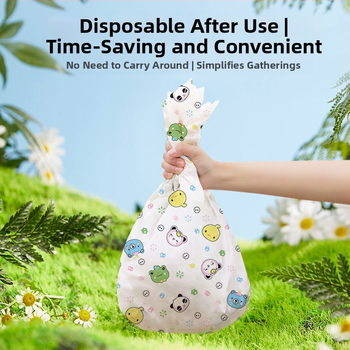 Externá jednorazová pikniková deka – vlhkotesná, prenosná, hrubšia vodotesná podložka na kempovanie; 90% netkané textílie + 10% PE, PVC vrstva