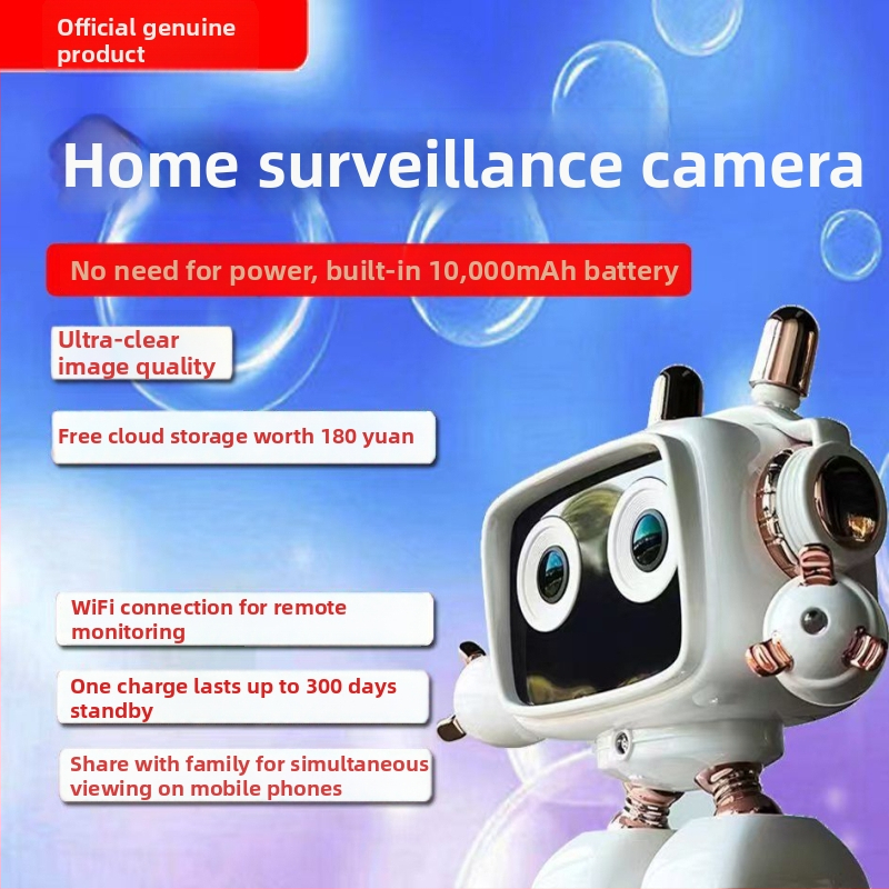AI WiFi kamera na monitorovanie (1080p, 3,6 mm objektív, nočné videnie, zabudovaný mikrofón, upozornenie proti krádeži)
