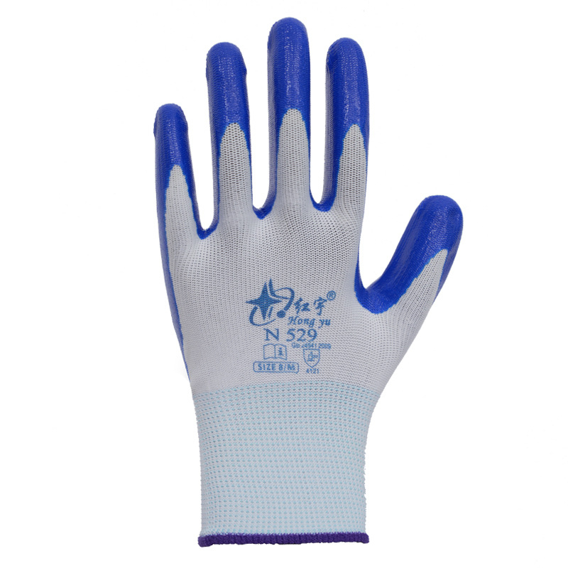 Нитрилни ръкавици за строителство – водоустойчиви, антихлъзгави, износоустойчиви, дишащи, устойчиви на високи температури