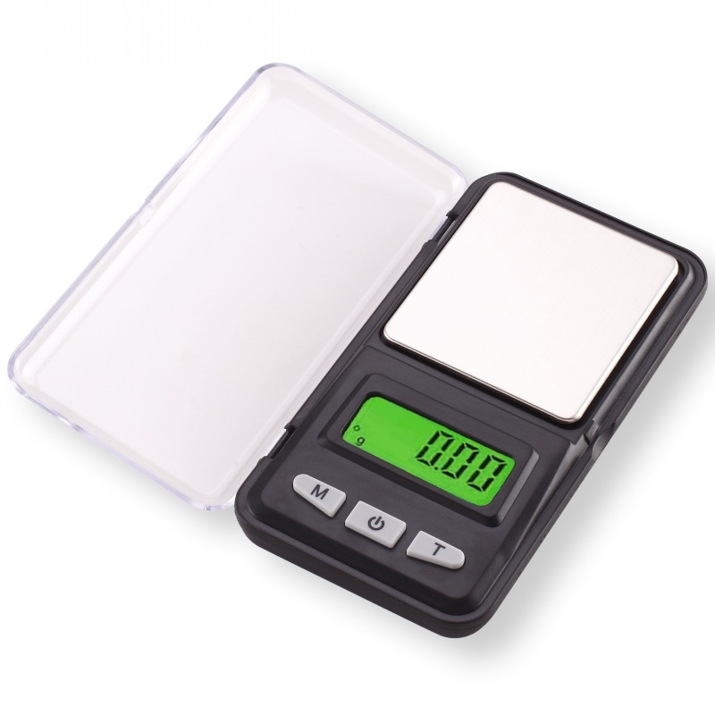 Mini vaga za nakit 0,01 g, elektronička džepna vaga za karat, kapacitet 500 g