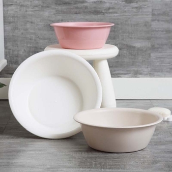 Vas plastic în stil japonez, cu pereți îngroșați, pentru uz casnic, Balance Dawn, 200 g, pentru spălarea rufelor, spălarea legumelor, depozitare, spălarea picioarelor și a feței