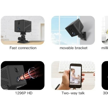 IP camera – iluminare minimă 0.01 lux; SNR >58 dB; temperatură de funcționare -20…60°C; detecție mișcare și detecție umană