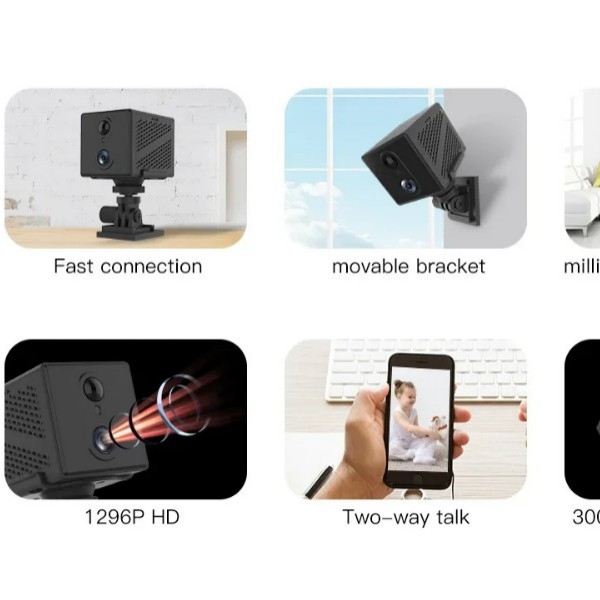 IP camera – iluminare minimă 0.01 lux; SNR >58 dB; temperatură de funcționare -20…60°C; detecție mișcare și detecție umană