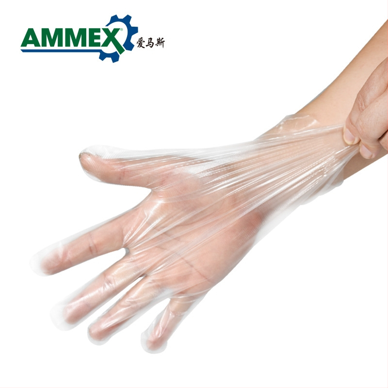 AMMEX jednorazové CPE rukavice DCPE100C, 100 ks v balení