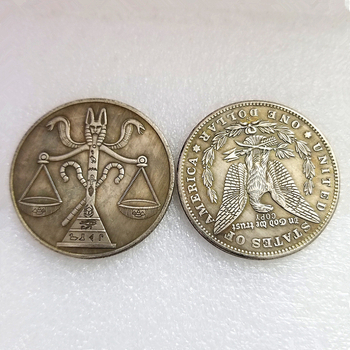 Monedă balanță în stil antic, din cupru, model T2102, fără personalizare, pentru cadouri de afaceri