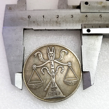Monedă balanță în stil antic, din cupru, model T2102, fără personalizare, pentru cadouri de afaceri