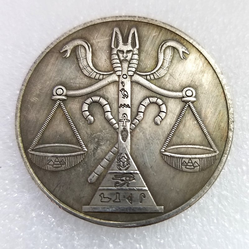 Monedă balanță în stil antic, din cupru, model T2102, fără personalizare, pentru cadouri de afaceri