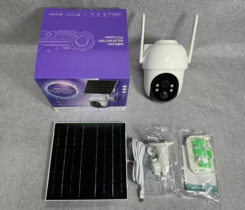 WiFi cloud kamera, solarno napajanje, 4MP, noćni vid, daljni pristup putem mobitela, detekcija pokreta na otvorenom