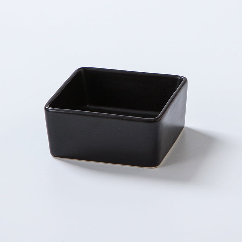 Квадратна керамична чиния за сосове, микровълнова безопасна, печат на лого, възможност за персонализация