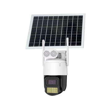 Cameră 4G alimentată solar pentru monitorizare la distanță, vedere pe timp de noapte, alarmă — impermeabilă, material plastic și metal, temperatură de funcționare -25°C până la 60°C, alimentare 5V