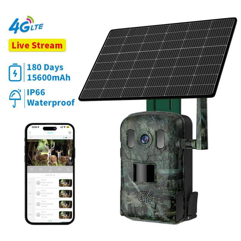 Nízkoenergetická kamera, vonkajšie/vnútorné použitie, 1080P, 6mm objektív, IR dosah 60m, -40°C až 60°C, 3,7V