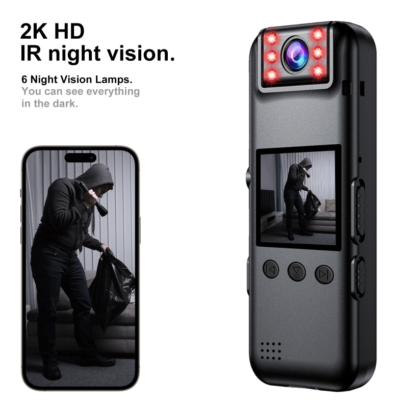 Cameră auto cu înregistrare directă, Wi‑Fi, display și vizionare noapte HD (rezoluție orizontală 2560; −10…60°C; 5V; ABS; IR 10 m)